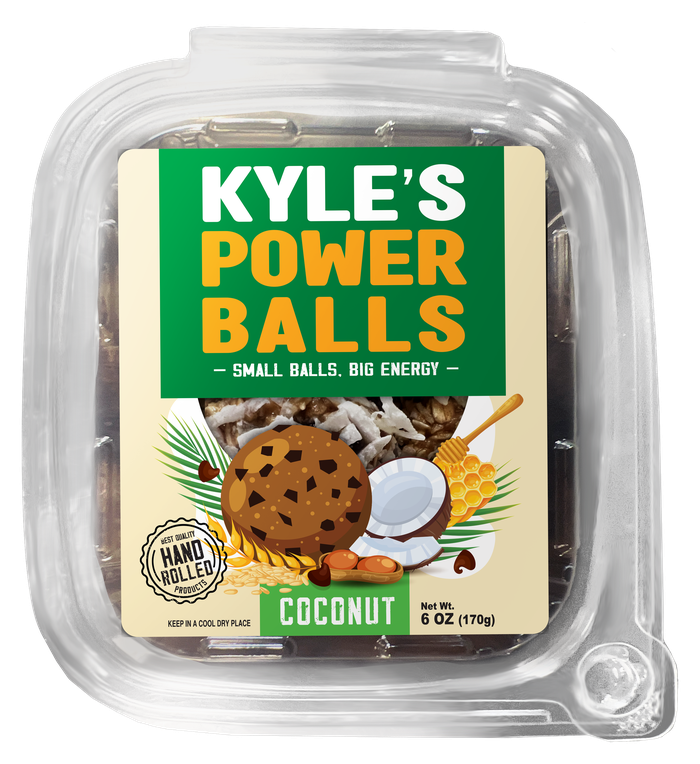 Kyle's Power Balls Coconut flavor package